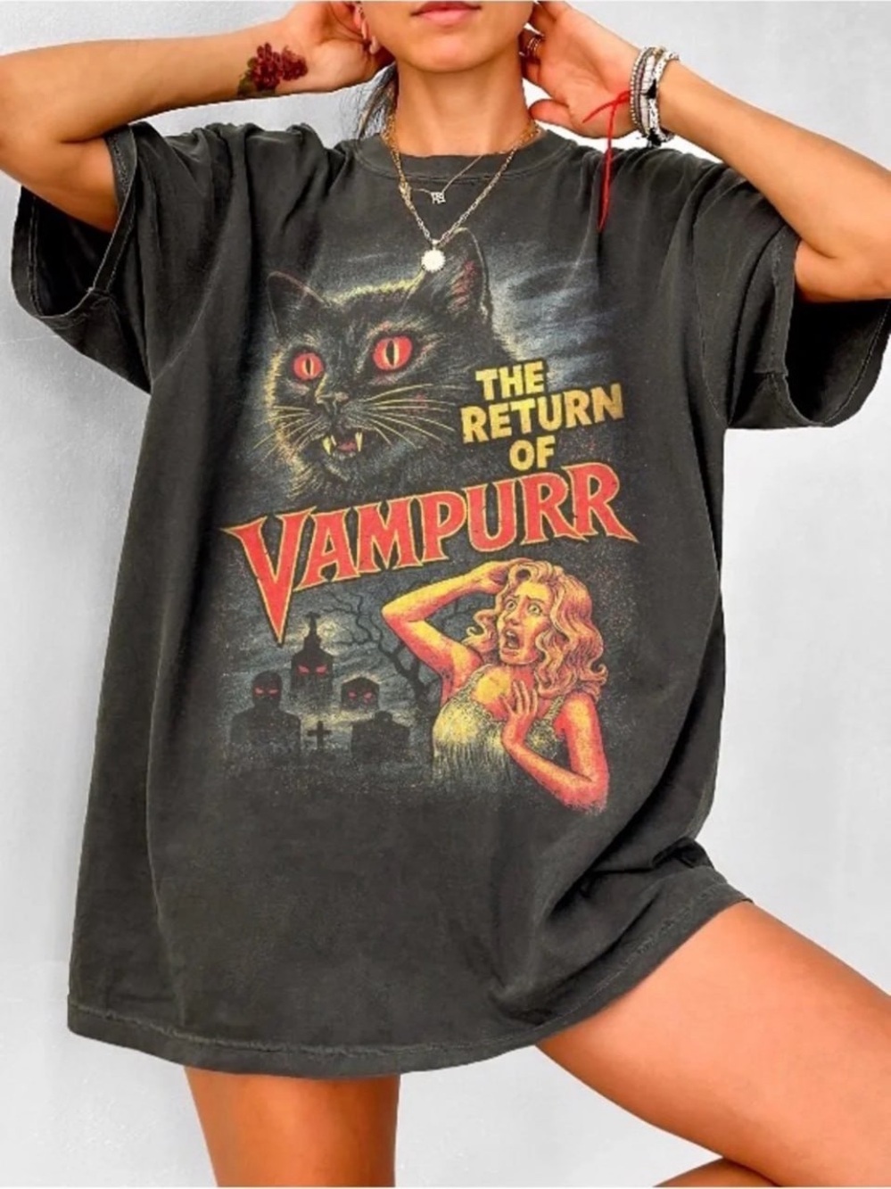 Comfort Colors Pepper Vampurr Graphic Tee